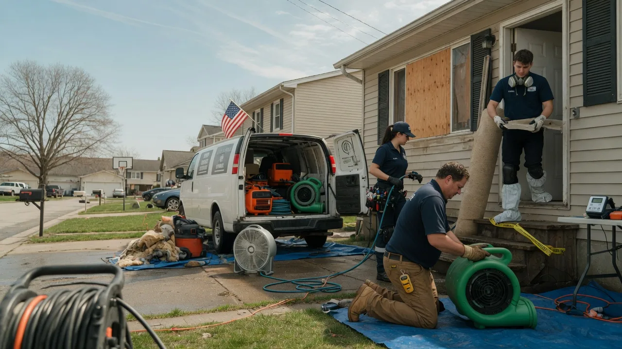 Water Damage Restoration in Troutville, PA near me